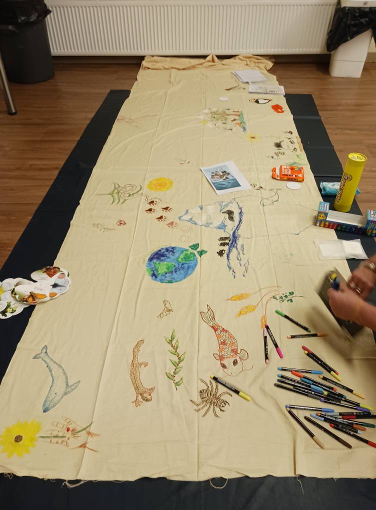 Climate action banner