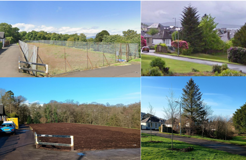 Gourock Park, greenery 